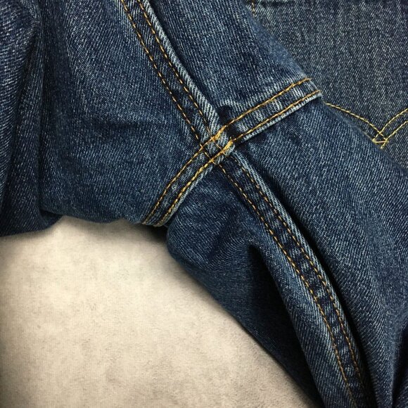 Levis Mens 550 Relaxed Fit Blue Jeans size 40x32 Cotton Denim Pants Copper Rivet - Picture 11 of 16